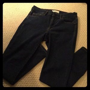 Dark Wash Gap True Skinny Jeans